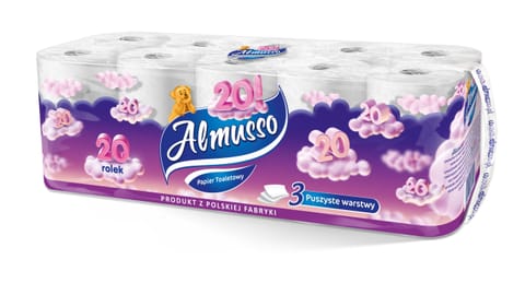 ⁨ALMUSSO Papier toal. A`20 3-warst CHMURKA /4/⁩ w sklepie Wasserman.eu