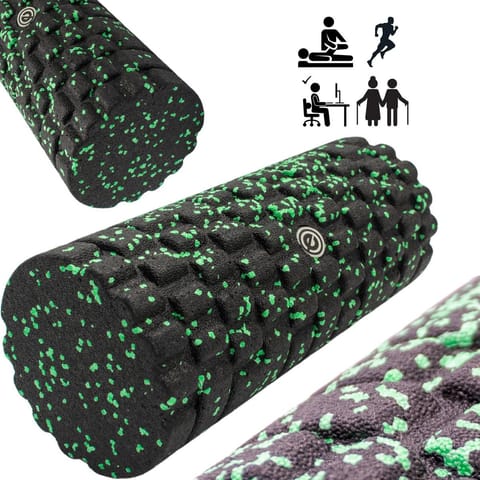 ⁨WAŁEK ROLLER JOGA EPP CZARNY 14x33CM 190G⁩ w sklepie Wasserman.eu