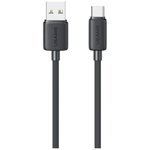 ⁨Kabel USAMS KY Series US-SJ698 3A USB-C  do USB-A 3m czarny⁩ w sklepie Wasserman.eu