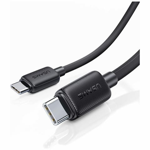 ⁨Kabel USAMS KY Series US-SJ701 60W USB-C do USB-C 3m czarny⁩ w sklepie Wasserman.eu