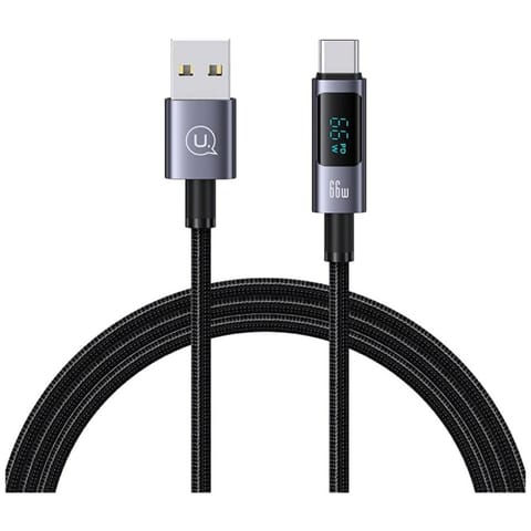 ⁨Kabel USAMS Sufeng Series US-SJ673 66W   6A Fast Charging USB-C do USB-A 1.2m tarnish⁩ w sklepie Wasserman.eu