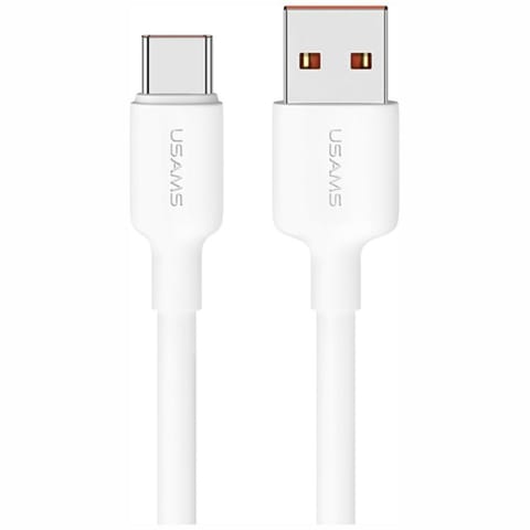 ⁨Kabel USAMS US-SJ603 U84 3A USB-C do     USB-A 3m biały⁩ w sklepie Wasserman.eu