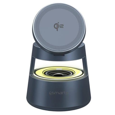 ⁨Stacja ładująca 4smarts Aura Sound Qi2   szary⁩ w sklepie Wasserman.eu