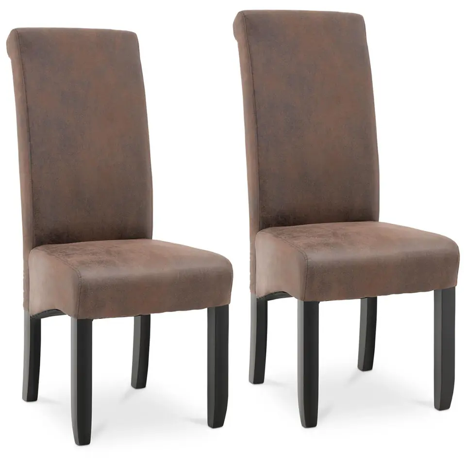 ⁨Upholstered chair for the living room dining room 2 pcs. ANTIQUE BRONZE⁩ at Wasserman.eu