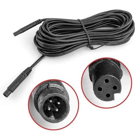 ⁨Przedłużacz Kabel Wideo 6m Gniazdo Wtyk 4pin do Kamer Cofania Rejestratorów⁩ w sklepie Wasserman.eu