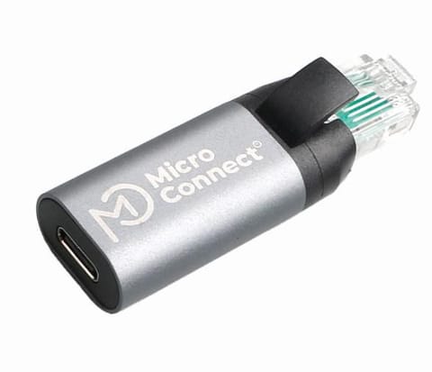 ⁨MicroConnect USB C Female to RJ45 Male⁩ w sklepie Wasserman.eu