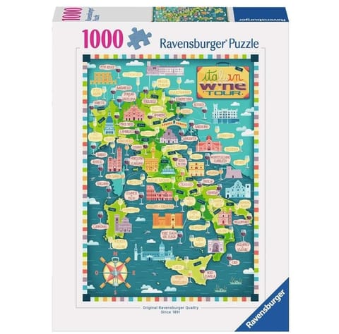 ⁨Puzzle 1000 Mapa włoskich win⁩ w sklepie Wasserman.eu