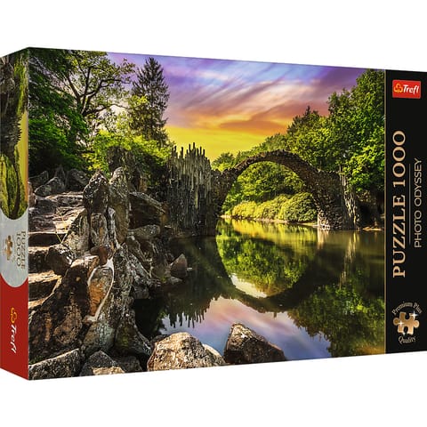 ⁨Puzzle- 1000 Premium Plus Most Rakotza w Kromlau, Niemcy Trefl 10811⁩ w sklepie Wasserman.eu