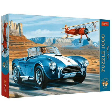 ⁨Puzzle - 1000 Premium Plus  Pustynny wyścig Trefl 10844⁩ w sklepie Wasserman.eu