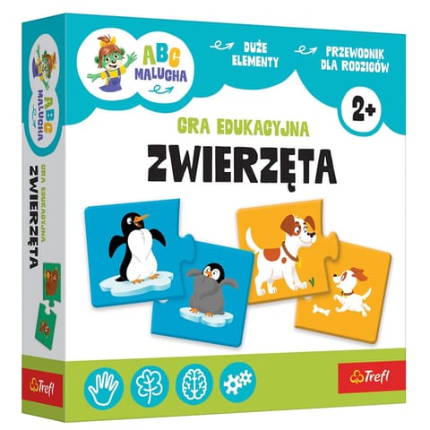 ⁨GRA - Zwierzęta-ABC Malucha - Trefl 02905⁩ w sklepie Wasserman.eu