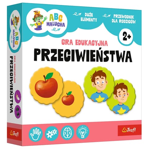 ⁨GRA - Przeciwieństwa-ABC Malucha Trefl 02908⁩ w sklepie Wasserman.eu