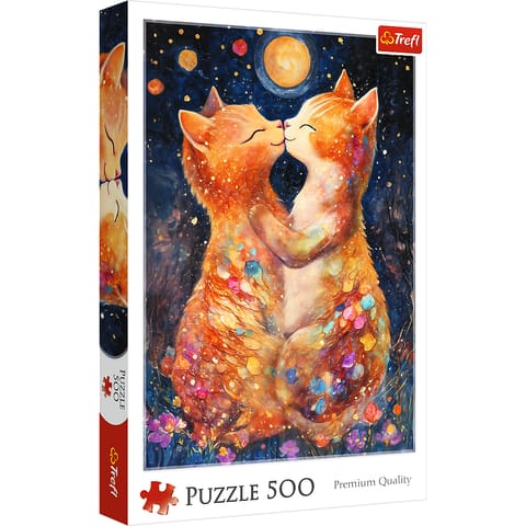 ⁨Puzzle - 500 - Pocałunek w Świetle księżyca Trefl 37546⁩ w sklepie Wasserman.eu