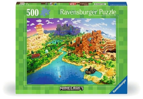 ⁨Puzzle 500 Minecraft⁩ w sklepie Wasserman.eu