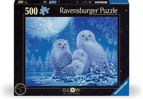 ⁨Puzzle 500 świecące - Sowy⁩ w sklepie Wasserman.eu
