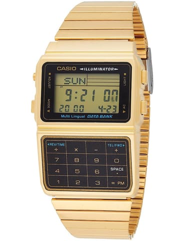 ⁨ZEGAREK MĘSKI CASIO VINTAGE DATABANK DBC-611G-1 (zd163a) + BOX⁩ w sklepie Wasserman.eu