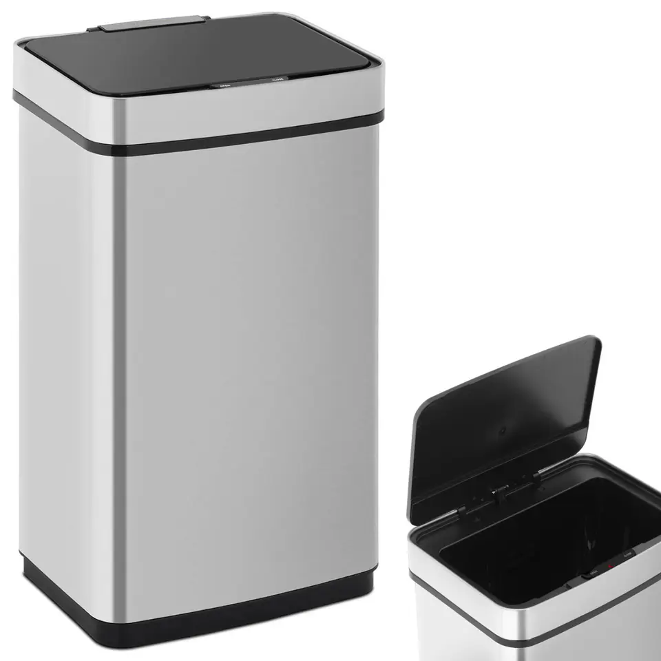 ⁨Automatic non-contact rectangular waste bin with motion sensor 30cm 60 l⁩ at Wasserman.eu