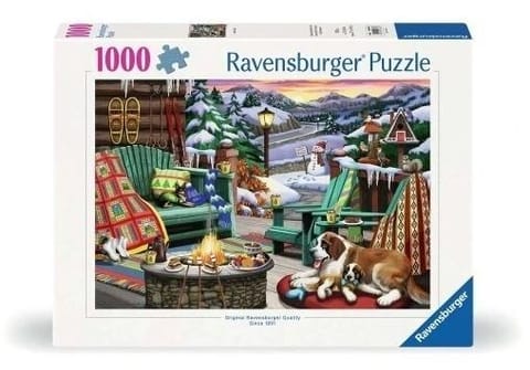 ⁨Puzzle 1000 Zimowy odpoczynek⁩ w sklepie Wasserman.eu