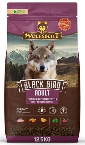 Wolfsblut Dog Black Bird Adult - indyk i bataty 12,5kg w sklepie Wasserman.eu