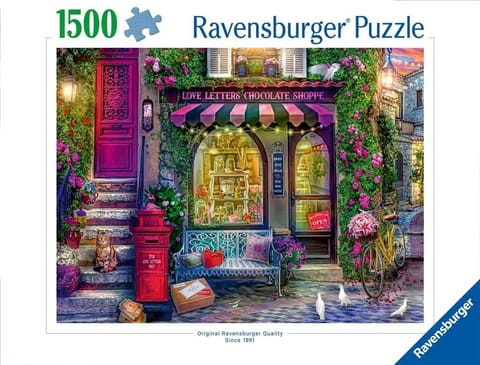 ⁨Puzzle 1500 Sklep z czekoladą⁩ w sklepie Wasserman.eu