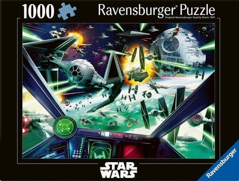 ⁨Puzzle 1000 Star Wars X-Wing Cockpit⁩ w sklepie Wasserman.eu