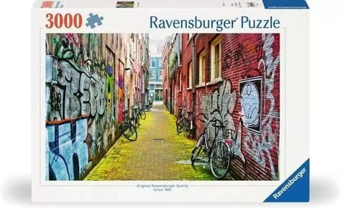 ⁨Puzzle 3000 Ulice Amsterdamu⁩ w sklepie Wasserman.eu