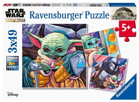 Puzzle 3x49 elements Mandalorian at Wasserman.eu