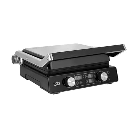 ⁨Grill elektryczny TEESA , panini grill , opiekacz, 3 pozycje , wyjmowane wkłady, 2000W⁩ w sklepie Wasserman.eu