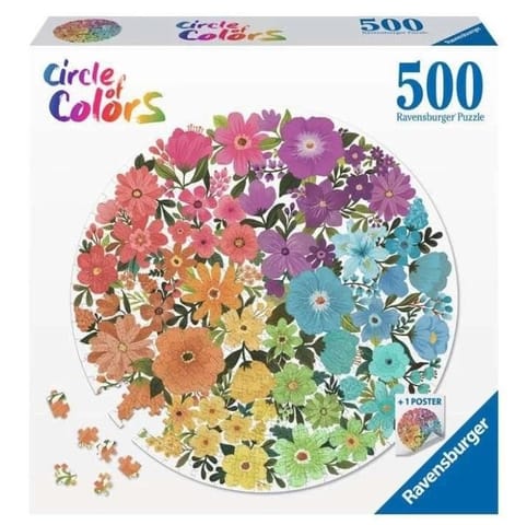 ⁨Puzzle 500 elements Flowers⁩ at Wasserman.eu