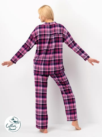 PIŻAMA KEY LNS-490 B25 XXL-4XL (kolor różowy, rozmiar 4XL) w sklepie Wasserman.eu