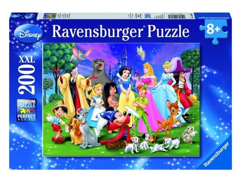 ⁨Puzzle 200 Disney. Ulubione postacie z bajek XXL⁩ w sklepie Wasserman.eu