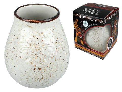 ⁨Naczynie Ceramiczne do Yerby - kremowe⁩ w sklepie Wasserman.eu