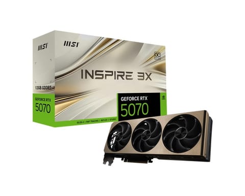 ⁨GeForce RTX 5070 12G INSPIRE 3X OC⁩ w sklepie Wasserman.eu
