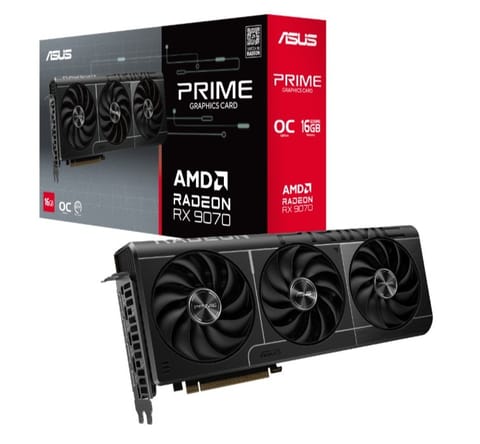 ⁨Karta graficzna ASUS Radeon RX 9070 PRIME OC 16GB GDDR6 (PRIME-RX9070-O16G)⁩ w sklepie Wasserman.eu