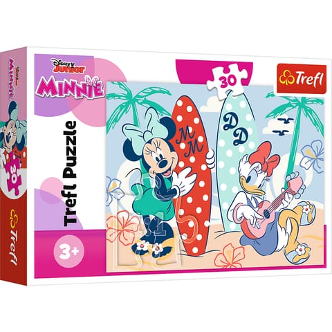 ⁨Puzzle - 30 - Kolorowa Minnie - Disney Minnie Tref; 18302⁩ w sklepie Wasserman.eu