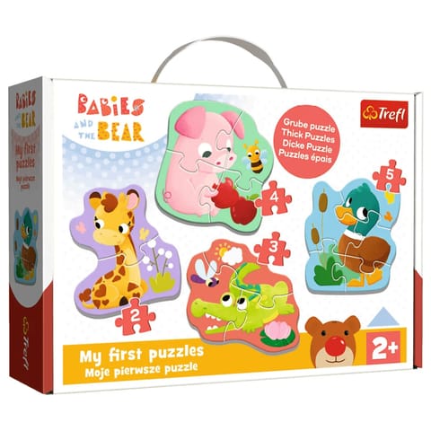 ⁨Puzzle - Baby Classic - Bobaskowe zwierzątka - Trefl 36135⁩ w sklepie Wasserman.eu