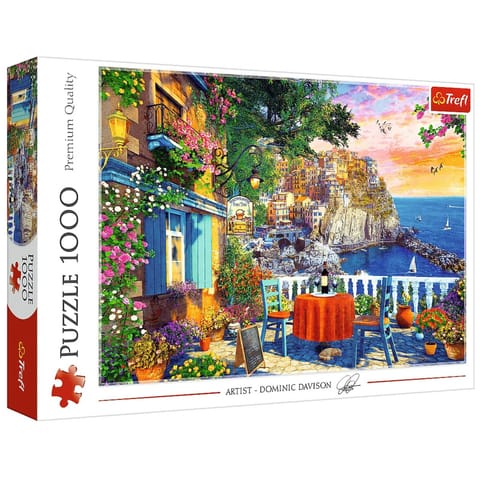 Puzzle - 1000 - Widok na Cinque Terre - Trefl 10776 w sklepie Wasserman.eu