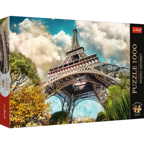 ⁨Puzzle- 1000 Premium Plus Wieża Eiffel w Paryżu, Francja Trefl 10815⁩ w sklepie Wasserman.eu
