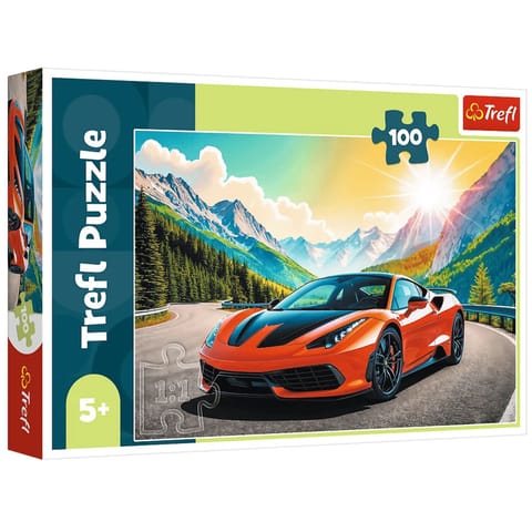 ⁨Puzzle - 100 - Wyścig z czasem Trefl 16490⁩ w sklepie Wasserman.eu