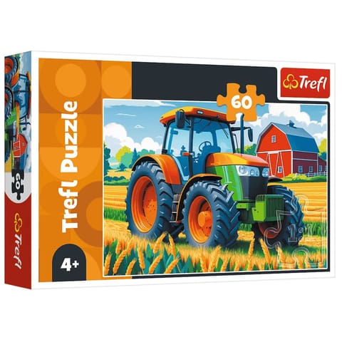 ⁨Puzzle - 60 - Pojazd rolnika - Trefl 16492⁩ w sklepie Wasserman.eu