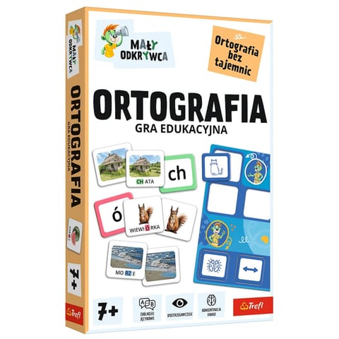 Gra - Ortografia Mały Odkrywca Trefl 02803 w sklepie Wasserman.eu