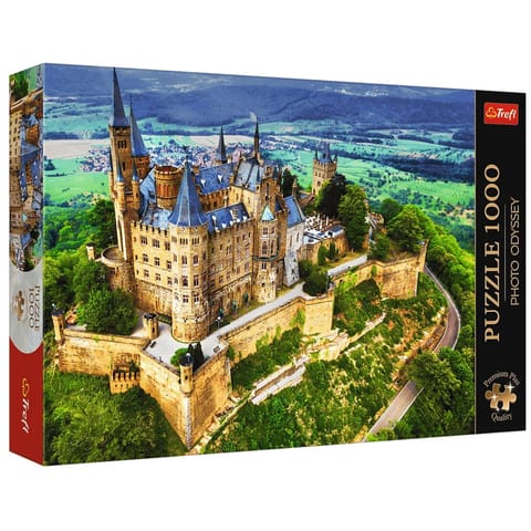 ⁨Puzzle - 1000 Premium Plus Zamek Hohenzollern Trefl 10825⁩ w sklepie Wasserman.eu