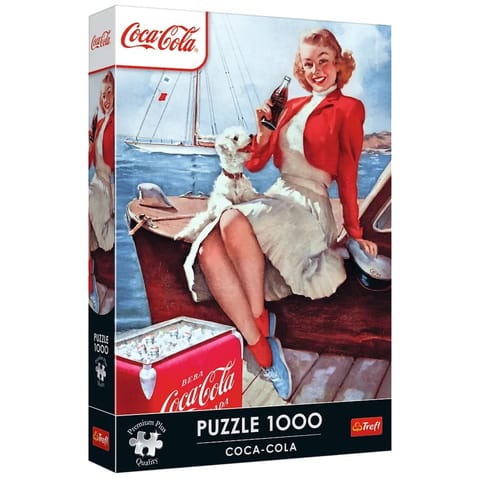 ⁨Puzzle - 1000 Premium Plus - Coca-Cola Trefl 12099⁩ w sklepie Wasserman.eu