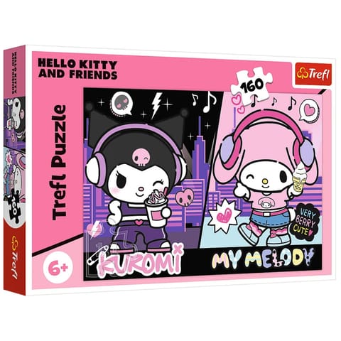 Puzzle - 160 - Kuromi rządzi - Hello Kitty Trefl 15430 w sklepie Wasserman.eu