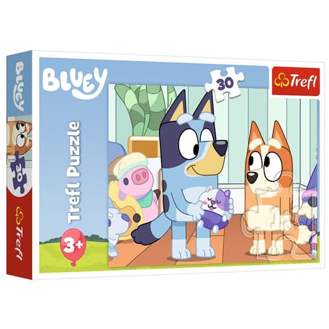 ⁨Puzzle - 30 - Z Bluey zawsze jest wesoło Trefl 18324⁩ w sklepie Wasserman.eu