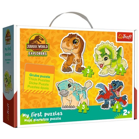 ⁨Puzzle Baby Classic - Urocze dinozaury - Jurassic World Trefl 36138⁩ w sklepie Wasserman.eu