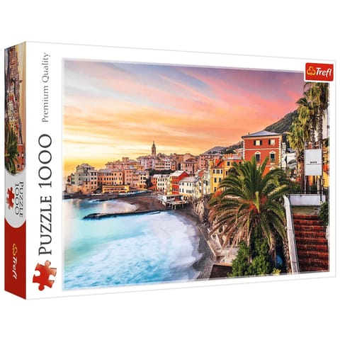 ⁨Puzzle - 1000 - Bogliasco, Liguria, Włochy Trefl 10956⁩ w sklepie Wasserman.eu