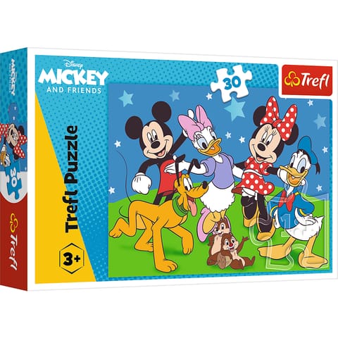 ⁨Puzzle 30 - Mysie sprawy - Disney Standard Characters Trefl 18309⁩ w sklepie Wasserman.eu