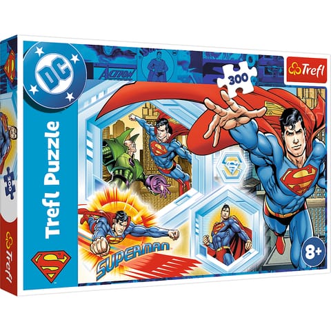 ⁨Puzzle 300 - Niezniszczalny Superman - Warner Superman Tref l23032⁩ w sklepie Wasserman.eu
