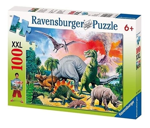 ⁨Puzzle 100 Pośród dinozaurów⁩ w sklepie Wasserman.eu