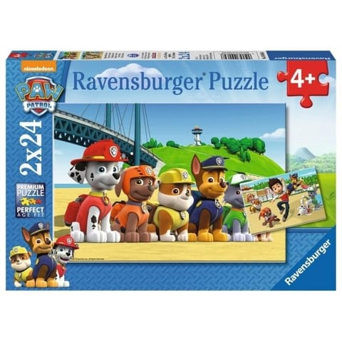 Puzzle 2x24 Psi Patrol Bohaterskie Psy w sklepie Wasserman.eu